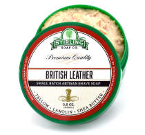 American Stirling British Leather Shaving Soap