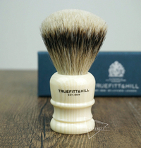UK High-end TH Large Brush Head Super Devil Hair Shaving Brush Ivory Color