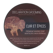American Declaration Grooming Leather and Spice Shaving Soap