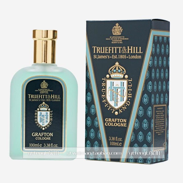 British Truefitt Hill Grafton Men's Fragrance Gurrone Water 100ml