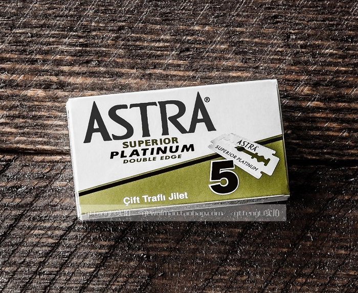Astra Platinum stainless steel manual double-edged razor blade 5 pieces