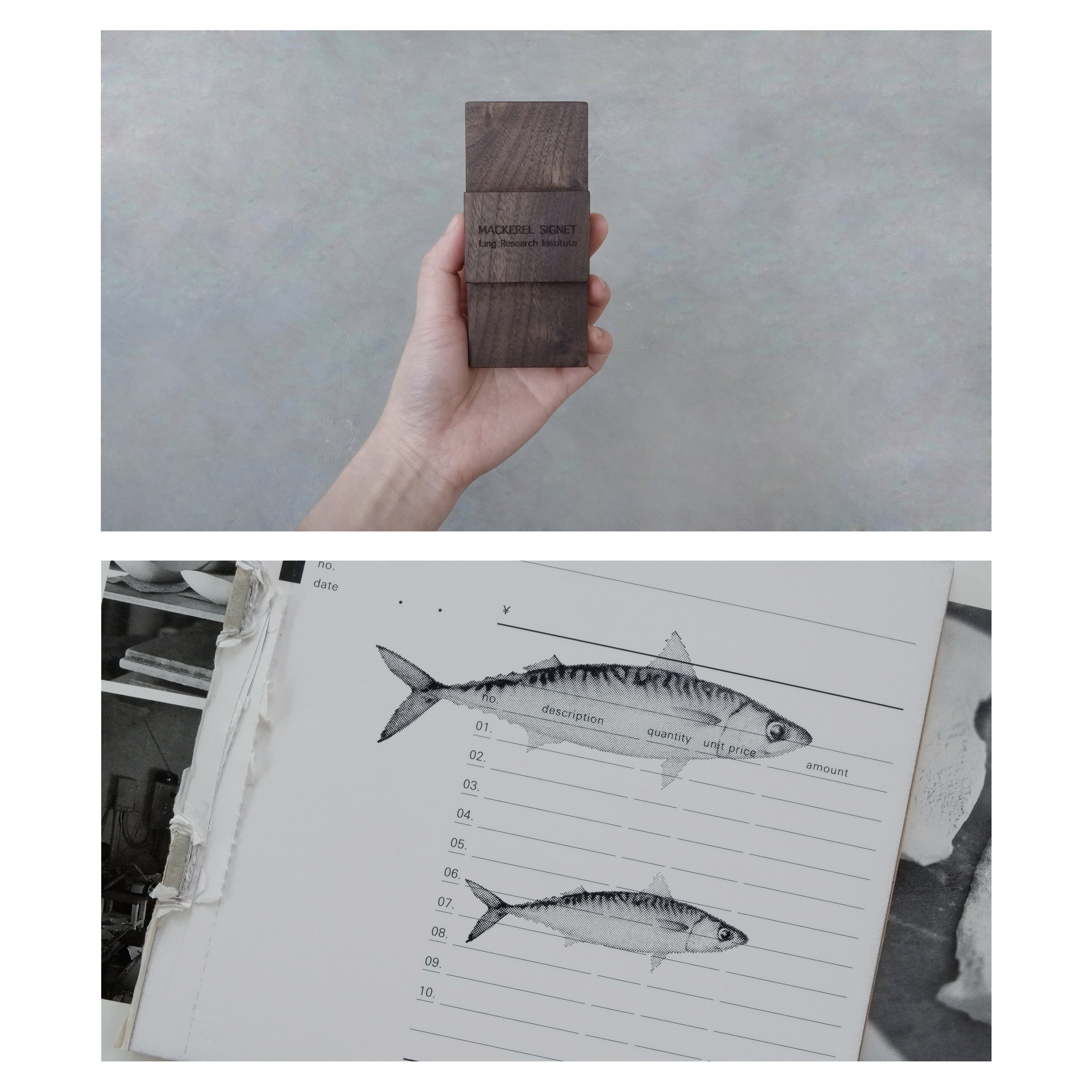 Fish Print Plate-Ling Research Institute-Institute of Cooling Institute-LINGLING