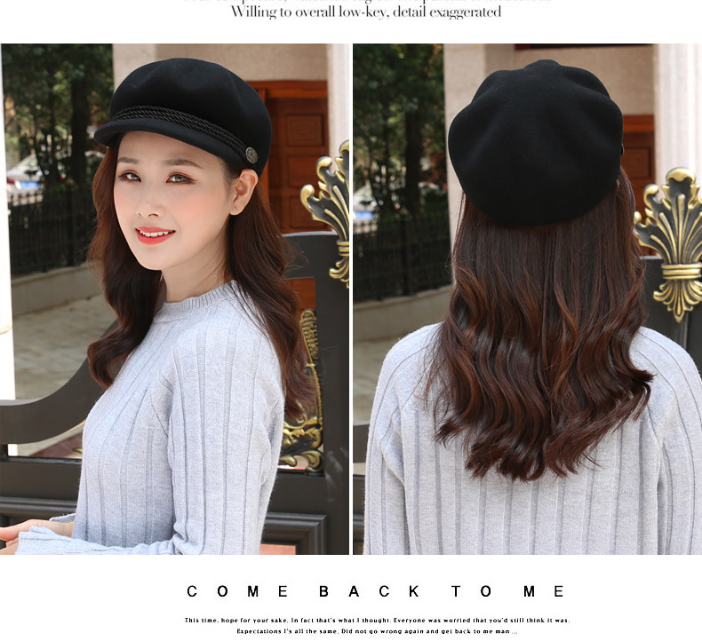 Chapeau pour femme      en Melange de laine - Ref 3234259 Image 16