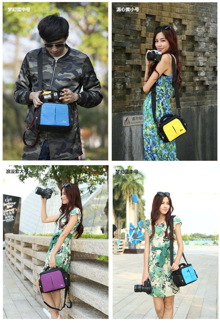 Túi đeo vai ảnh máy ảnh micro túi đơn chéo chéo túi chống nước túi DSLR máy ảnh chuyên nghiệp túi chống nước chống sốc - Phụ kiện máy ảnh kỹ thuật số túi đựng máy ảnh mirrorless