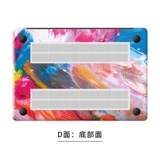 Mac, apple, совместимая масляная краска, ноутбук, защитная наклейка, macbook pro, полный комплект, не оставляет клея, делается под заказ