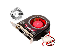 Jinluo FOX-2 PCI slot chassis turbofan to form a good helper for chassis duct cooling