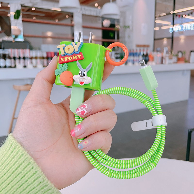 Bugs Bunny Apple 12 data cable protective case suitable for 20W charger iPad2020 fast charge charging cable
