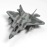1:72 модель Terbo F22 из сплава F-22 Raptor, модель самолета-невидимки, модель истребителя, имитационная модель самолета, готовый продукт