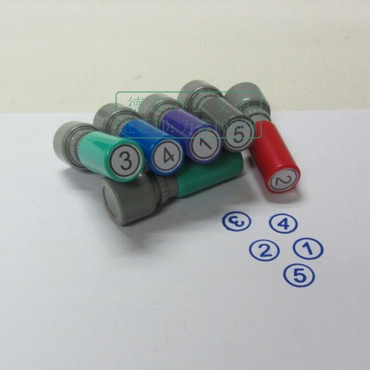 Automatic oil name seal QC inspection qualified digital job number seal hotel dining room food delivery waiter seal