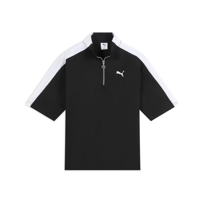 Loose Retro T7 Casual Half-Zip Short-Sleeved T-Shirt for Men Puma Official Summer Sports Top 634529