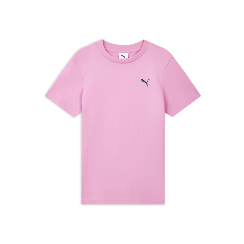 Cool Casual Round Neck Pink Short-Sleeved Sports T-Shirt for Women Puma Official Summer Casual Top 695444