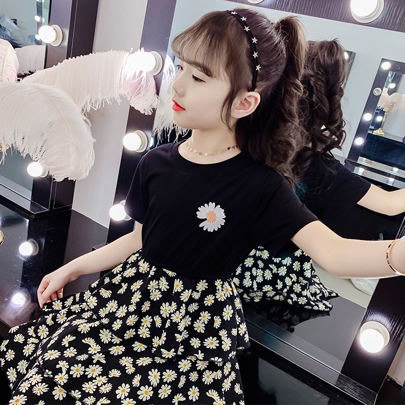 Children's clothing for girls for summer clothing 2022 new children Summer foreign princesses Princess Dresses Large Net Red Skirt Tide