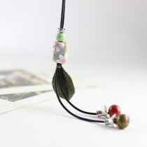 Spring blossoms sweater chain long Joker small fragrant breeze spring and autumn atmospheric accessories decorative personality small flower necklace