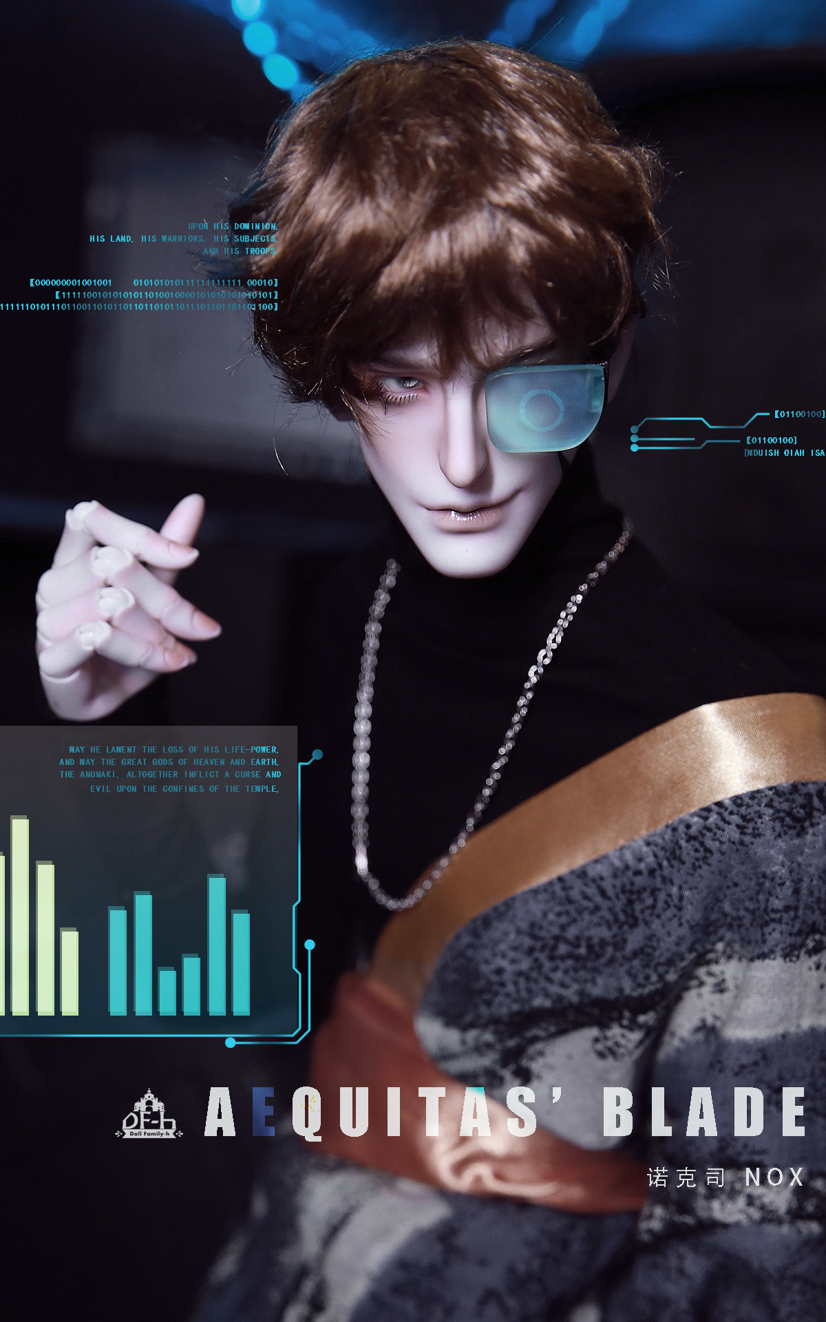 DF-H Nox 75cm Uncle DFH BJD Original