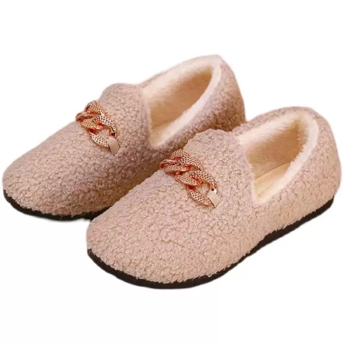 Зимние утепленные удерживающие тепло тапочки, в корейском стиле