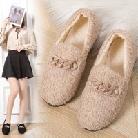 Зимние утепленные удерживающие тепло тапочки, в корейском стиле