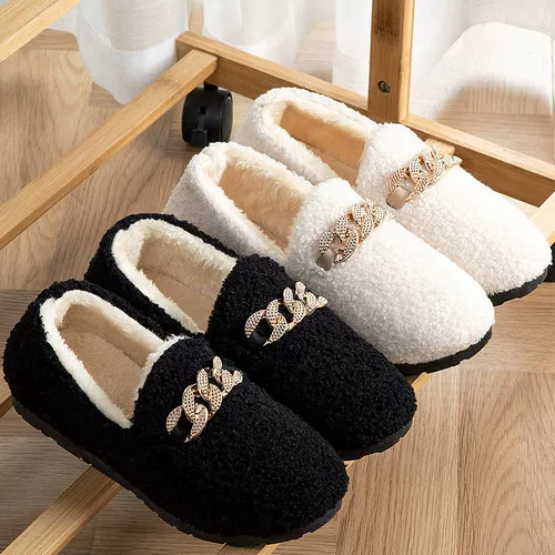 Зимние утепленные удерживающие тепло тапочки, в корейском стиле