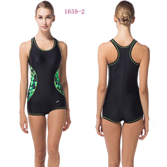 ຈັດສົ່ງຟຣີ Yingfa swimsuit one-piece swimsuit swimsuit for women, Slim and conservative, with pads breasts, close-fitting and non-fading