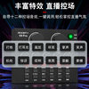 Singing and Singing Voice Recording Sound Card Wireless Microphone Dedicated for Internet Celebrities, Microphone for Mobile Phones and Desktop Computers, External Device