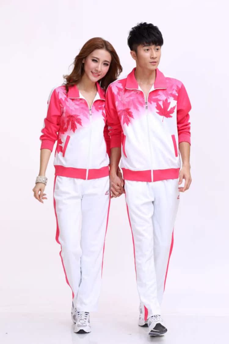 Trang phục thể thao nam Omida Maple Leaf Mùa xuân và mùa thu Ba mảnh Jiamusi Square Dance Aerobics Group Sports Set bộ nỉ adidas nam