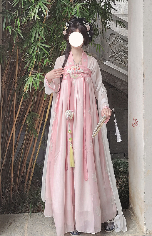 Yusu Original Han Dynasty One-Piece Printed Tang-Made Chest-Length Underskirt, Small Coat, Silk Three-Piece Set, New Style, Lady Style Yusu Original Han Dynasty One-Piece Printed Tang-Made Chest-Length Underskirt, Small Coat, Silk Three-Piece Set, New Style, Lady Style