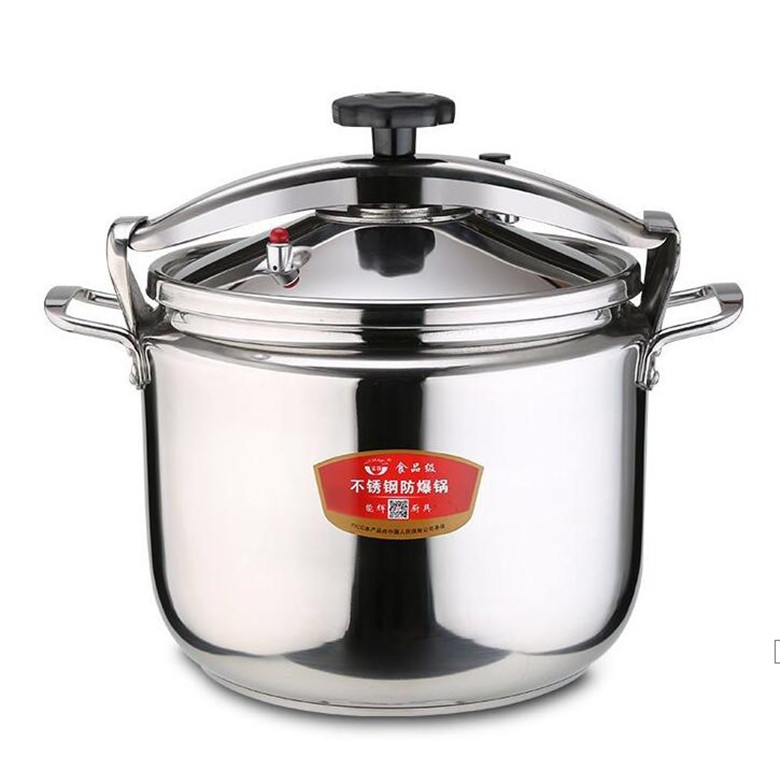 Explosion-proof pressure cooker stainless steel extra-thickened pressure cooker commercial home hotel gas-fired induction cooker universal large capacity