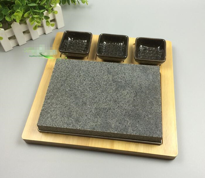 Marble Western-style Slate Burning Rock Burning Rock Burning Boutique Rocky Barbecue Dish Steak Pan Pickpocketing Cutlery