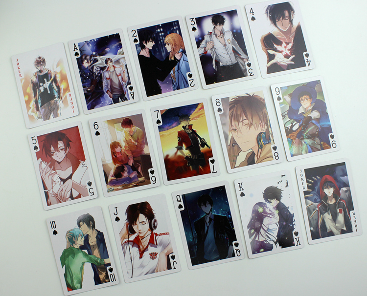 Toàn thời gian thạc sĩ 8 cái Leaf sửa chữa embossed poster Phim Hoạt Hình anime COS hình nền dán tường bức tranh tường hình sticker cute