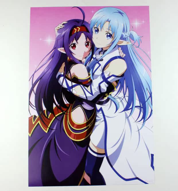 Sword Art Online dập nổi poster lớn phim hoạt hình Nhật Bản anime xung quanh Kirito hình nền sticker hình dán