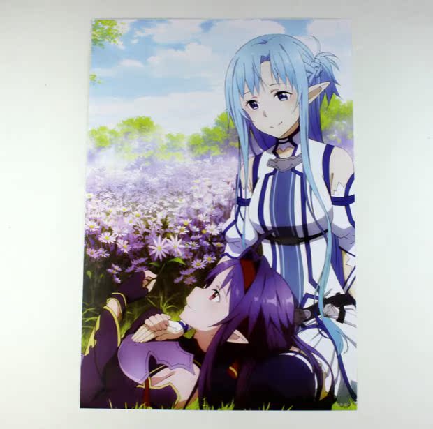 Sword Art Online dập nổi poster lớn phim hoạt hình Nhật Bản anime xung quanh Kirito hình nền sticker hình dán