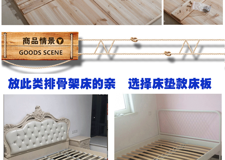 Đặc biệt 1,5 1,8 m boong gỗ nệm gấp eo boong boong linh sam có thể được tùy chỉnh tatami - Giường giường ngủ pallet