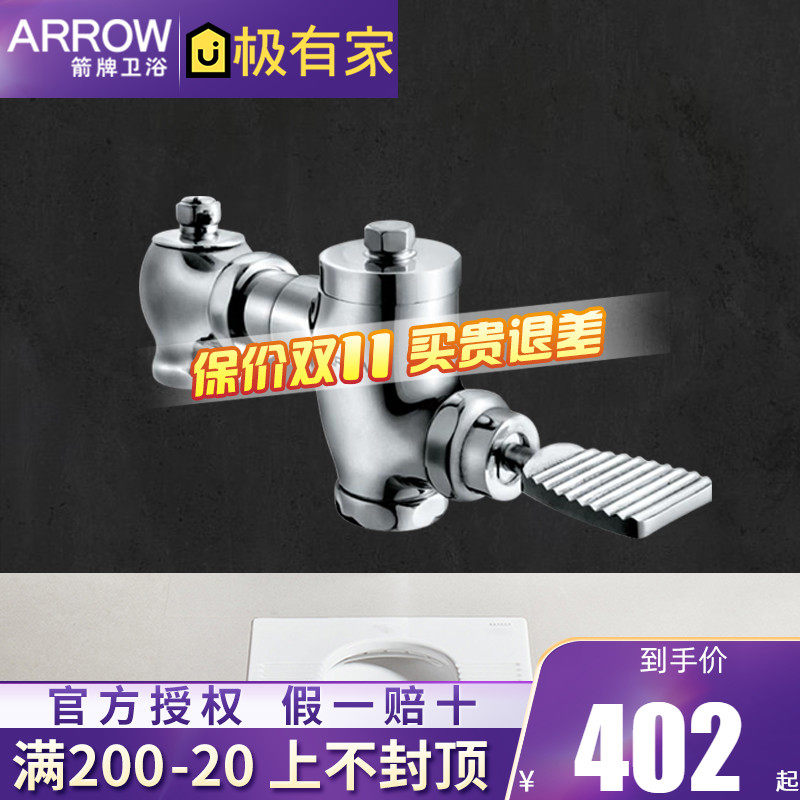 ARROW Wrigley bathroom surface-mounted squat toilet hand-pressed hand-pull delay stool flush valve AE02
