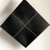 Черная трехмерная бесшовная сетка 15 см.