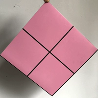 Розовая трехмерная бесперебойная сетка 15 см.