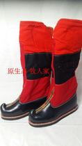 Ethnic clothing with boots Tibetan mens boots Tibetan traditional boots Tibetan shoes