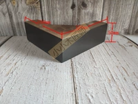 L -shaped 15*15*5 см высотой черный