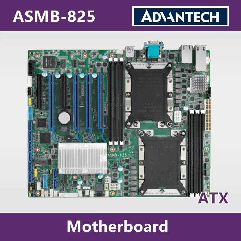 Industrial-grade server motherboard# Advantech ASMB-825I-825T2-00A1E Xeon Scalable dual CPU