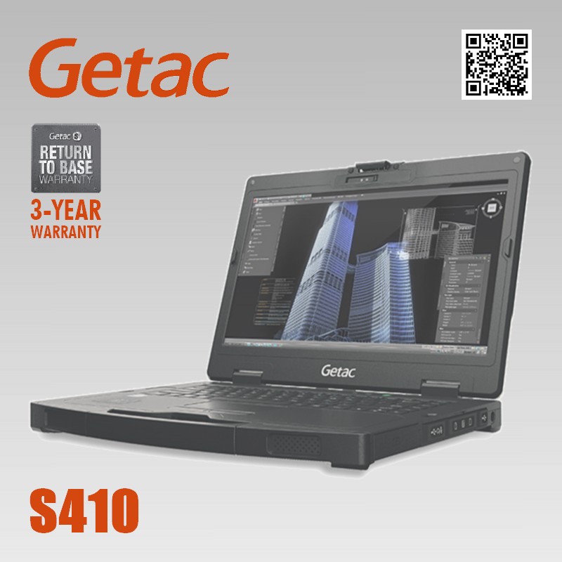 Rugged notebook#GETAC field operation S410 industrial portable Shenji serial port dual network port optional