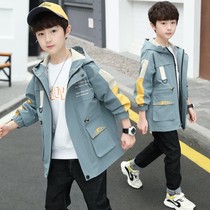 Childrens clothes boys coat spring and autumn style clothes 2021 new CUHK childrens spring clothes baby foreign handsome blouses Korean version