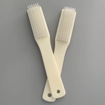  Extra hard brush bristles strong plastic handle thick dry cleaning store cleaning shoe brush text play with hard nylon wire