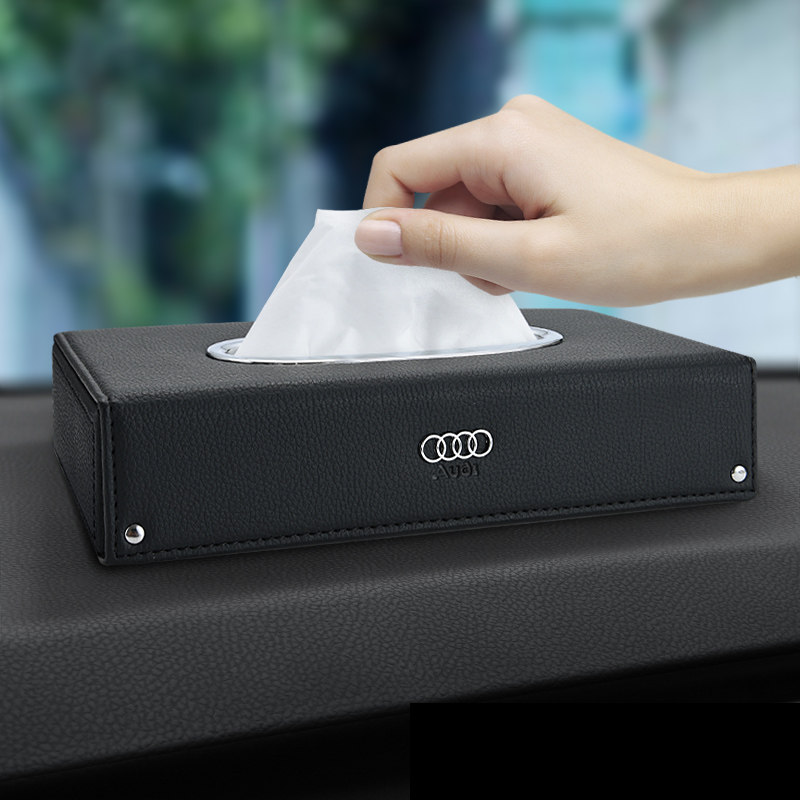 Q5Q3Q7Q5L Audi in-car ornament A3A4LA6 on-board paper towel box interior change adornment sanitary paper box car