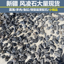 Natural Xinjiang Fengling Stone Gobi Stone Kistler Raw Stone Wind Stone Micro Landscape Stone Succulent Bonsai Fish Tank Matching Stone
