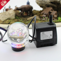 Rockery accessories flowing water fountain ornaments Feng Shui Bubble Ball dribbling water stone gardening supplies explosion