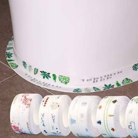 厨房防霉美缝贴马桶贴防水胶带水槽缝美缝贴浴室墙角线贴密封条