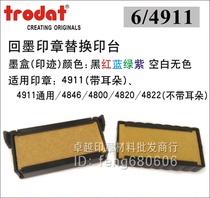 Trodat Trodat 6 4911 Replacement Ink Cartridge Return Stamp 4911 Replacement Pad