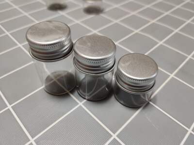 Pen ink filling bottles, color ink filling bottles, ink bottles with glass and aluminum caps, straws and droppers, filling bottles, leak-proof ink bottles