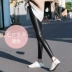 Bà bầu quần da xuân hè 2018 mới cộng với quần legging nhung dày mùa đông Phụ nữ mặc quần nâng bụng thủy triều mẹ mùa thu quần áo bầu cao cấp Phụ nữ mang thai quần / quần bụng