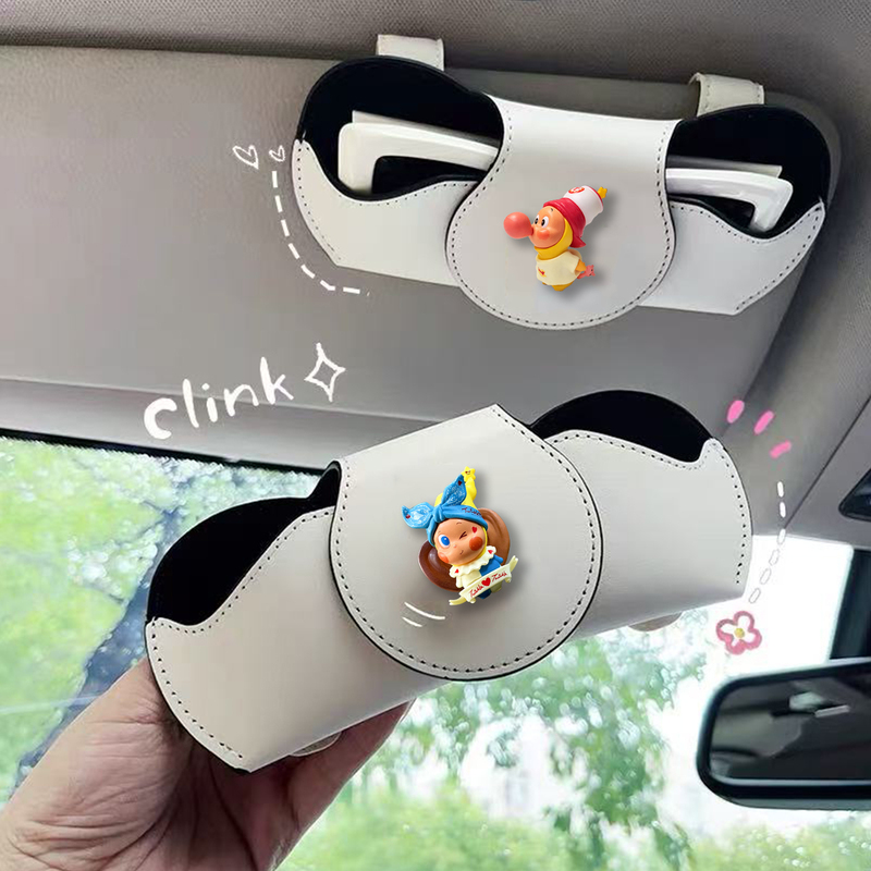 Car-Mounted Glasses Case for Summer Sunglasses, Sun Visor Clip, One-Hand Easy Access, Advanced Magnetic Suction, 2026 New Model