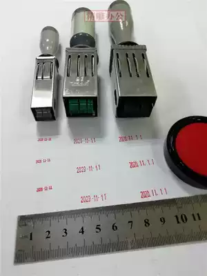 10*2mm date stamp Ultra-small date stamp Month, month and day Adjustable date stamp Special small time runner stamp