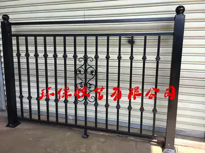 Nordic wrought iron guardrail Bay window Minimalist balcony guardrail fence Stair handrail Guardrail Corridor railing Galvanized